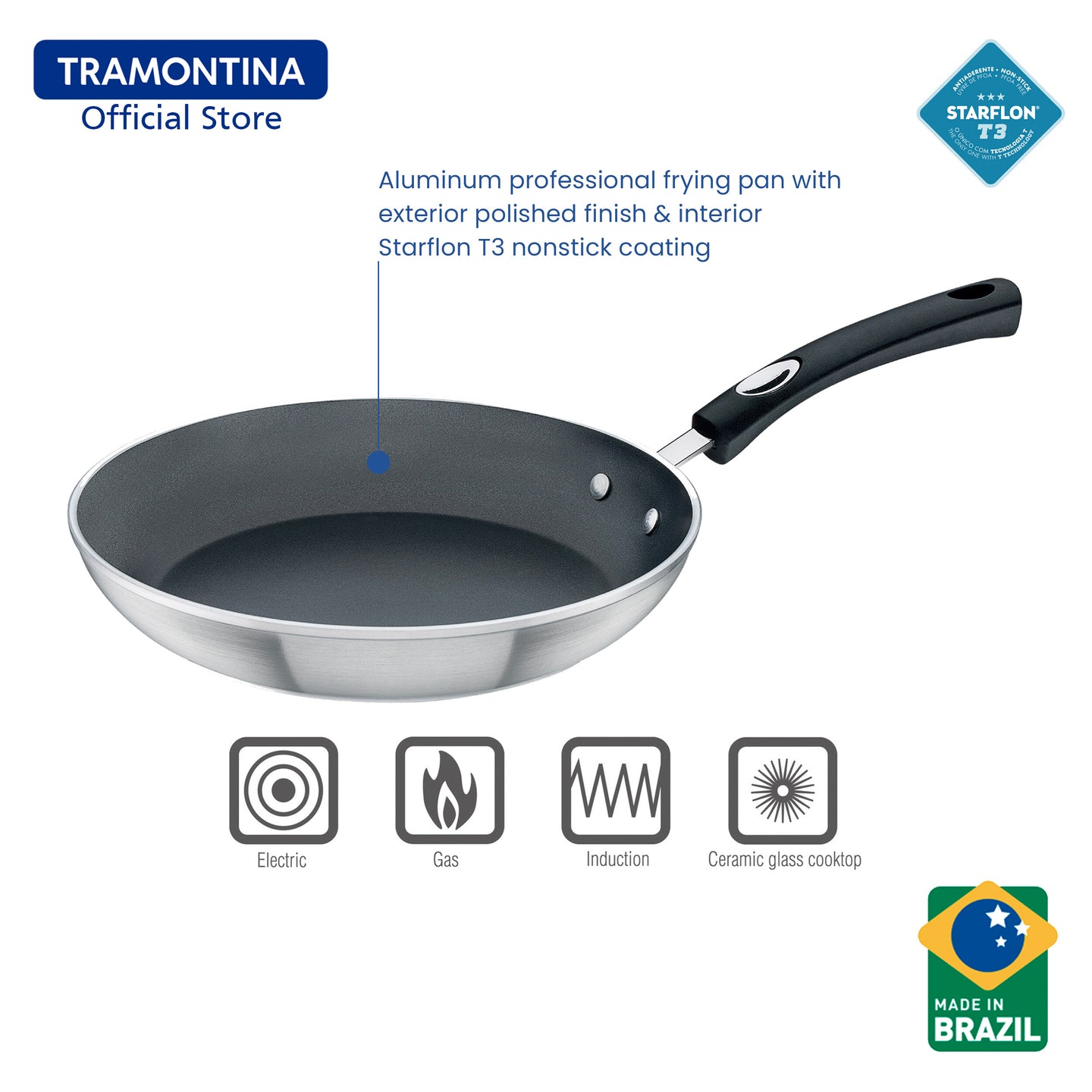 Tramontina Non Stick Frying Pan 26cm (Professional)